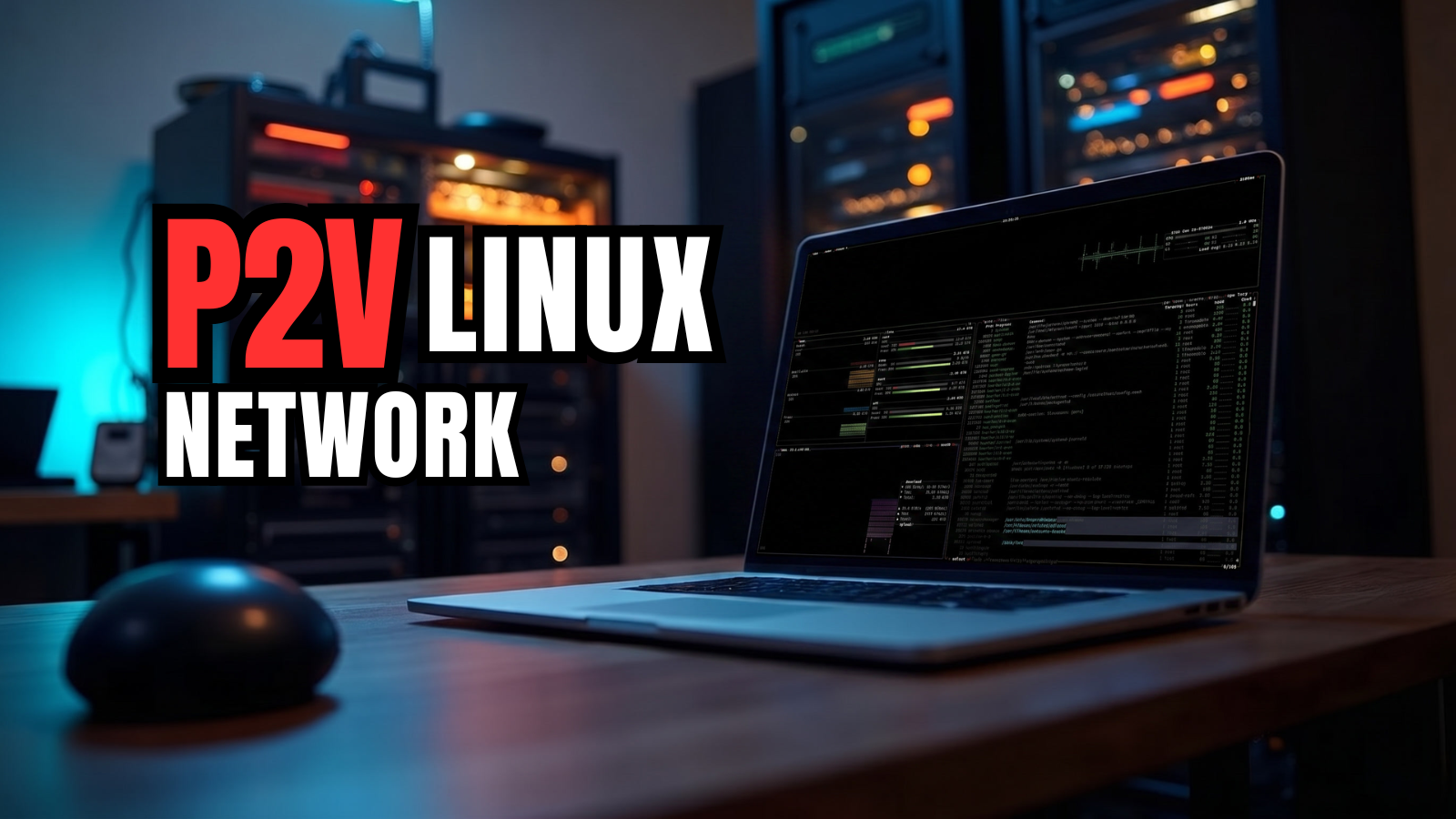 P2V Linux server network config