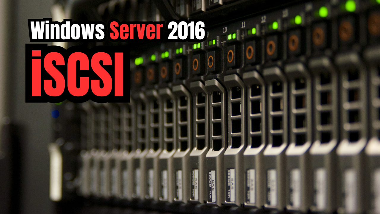 Add iSCSI target Windows Server 2016 Hyper-V Core