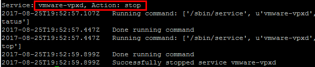 Stop-vmware-vpxd-vCenter-process