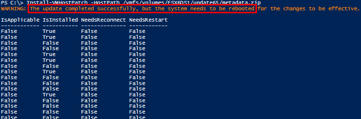 Update-of-VMware-ESXi-6.0-to-6.5-is-successful-reboot
