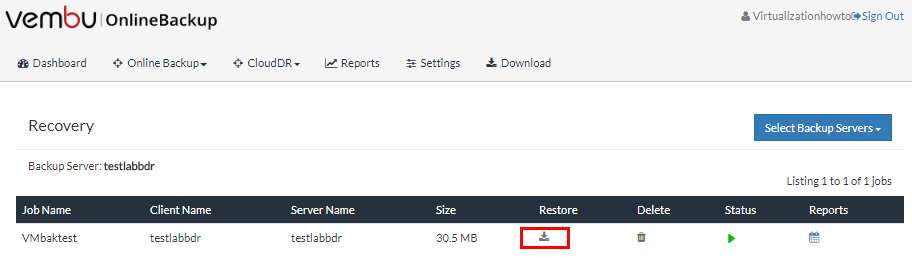 Vembu-CloudDR-portal-VM-backups