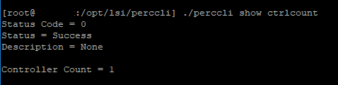 Viewing-available-controllers-with-PERCCLI