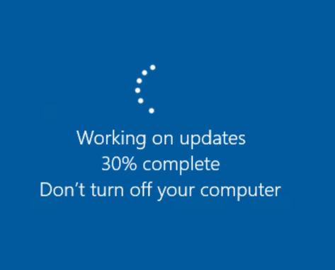 Working-on-updates-Windows-10-Pro-for-Workstations-upgrade