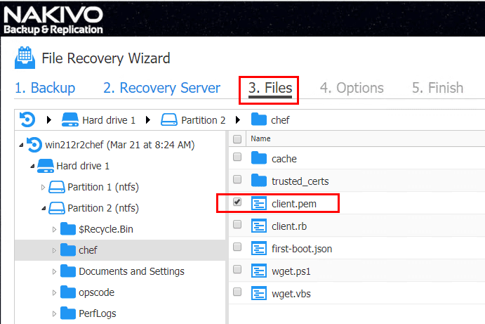 NAKIVO-Backup-Replication-Instant-File-Recovery-to-Source-choose-files