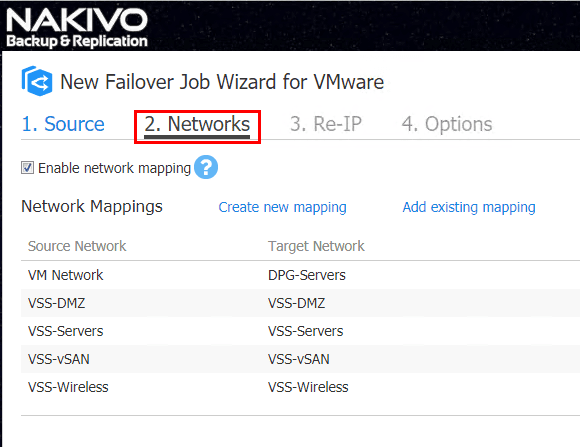 NAKIVO-Backup-Replication-v7.4-configure-network-mapping-for-VM-failover-job