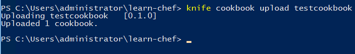 Uploading-a-cookbook-to-the-Chef-server