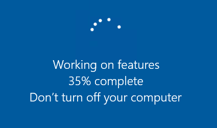 Windows-10-Pro-1803-will-install-the-features-and-reconfigure