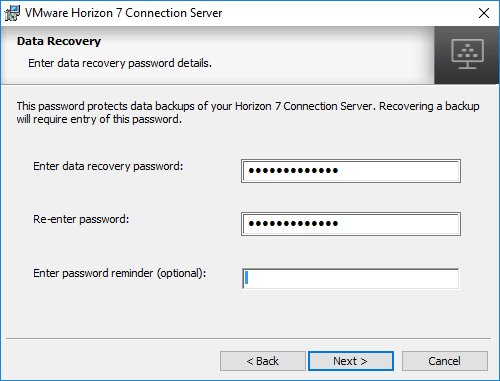 Configuring-a-Data-Recovery-Password-Horizon-7.5-Connection-Server
