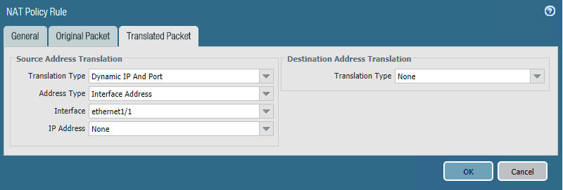 NAT-translation-for-Internet-connectivity