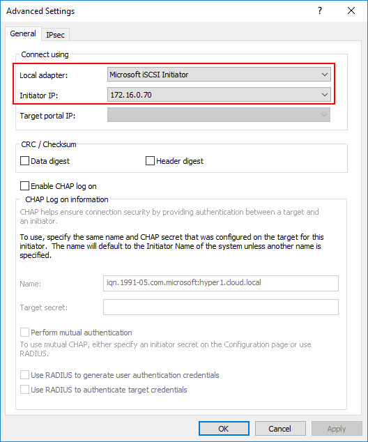 Discover-target-portal-advanced-settings-MPIO-configuration