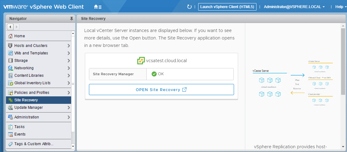 Site-Recovery-Manager-is-registered-in-VMware-vCenter-Server