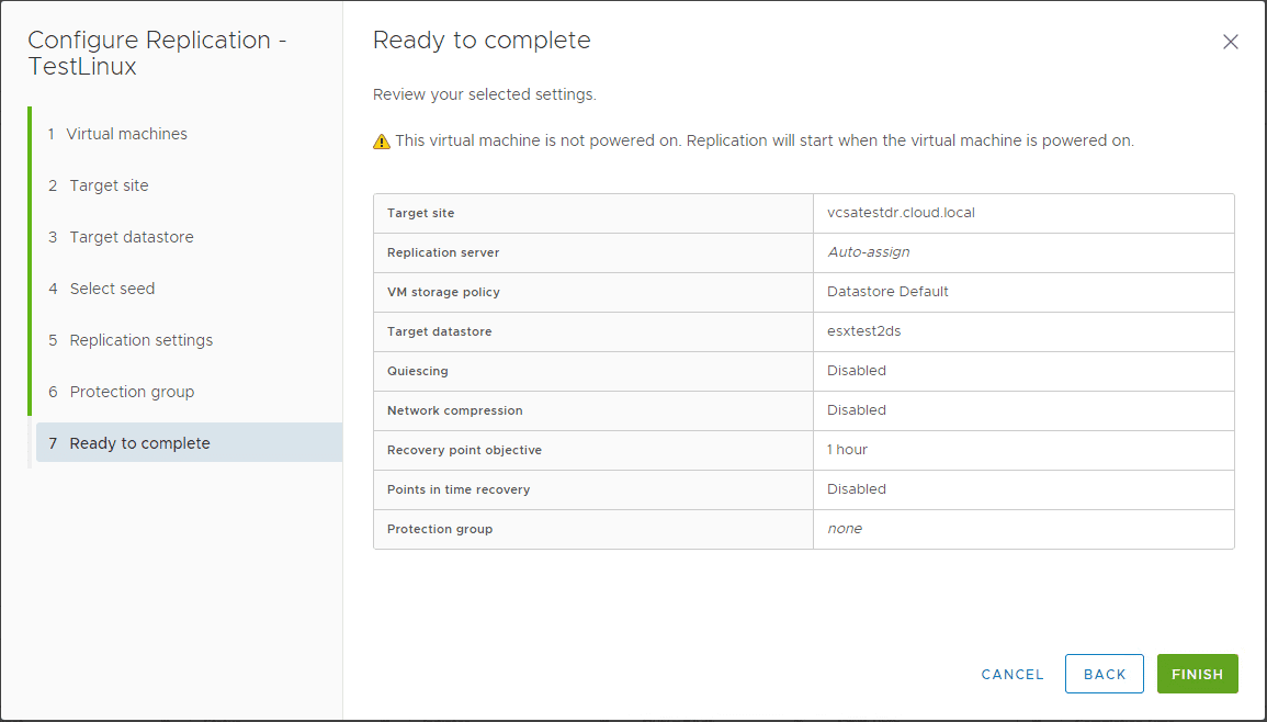 Finishing-the-replication-configuration-in-Site-Recovery-Manager-8.1