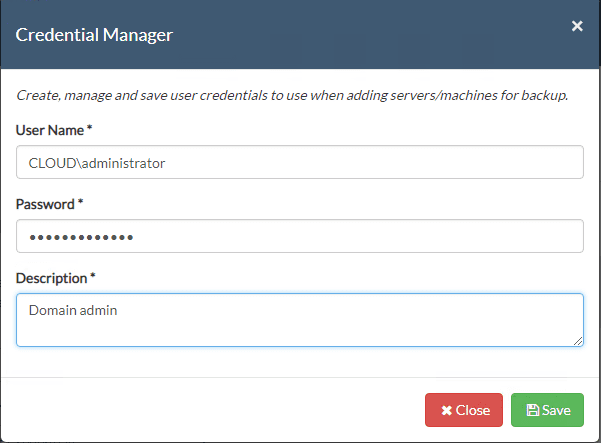 Adding-Credentials-to-Vembu-BDR-Suite-v4.0-for-connecting-to-the-Hyper-V-cluster