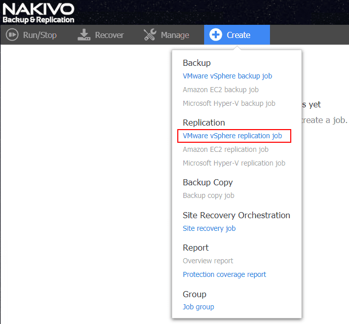 Creating-a-new-NAKIVO-Backup-Replication-virtual-machine-replication-job