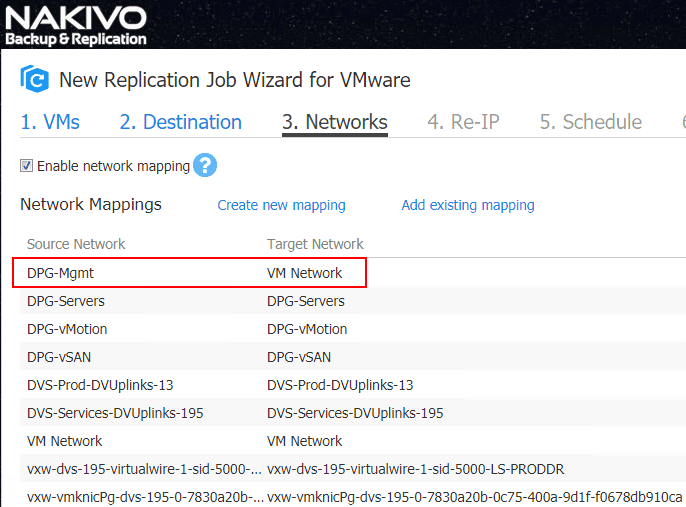NAKIVO-Backup-Replication-network-mapping-is-in-place