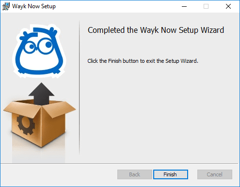 Wayk-Now-Installation-finished