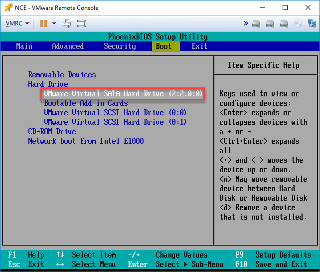 Change-the-default-boot-order-of-the-VM-to-use-the-new-SATA-drive