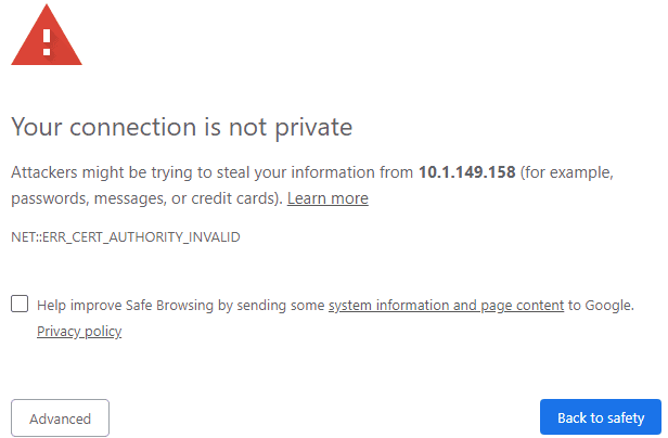Getting-the-normal-certificate-error-with-the-self-signed-certificate