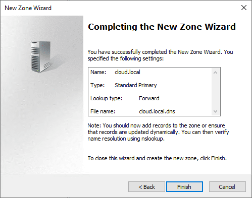 Completing-the-new-DNS-zone-wizard-using-the-exported-DNS-zone-file