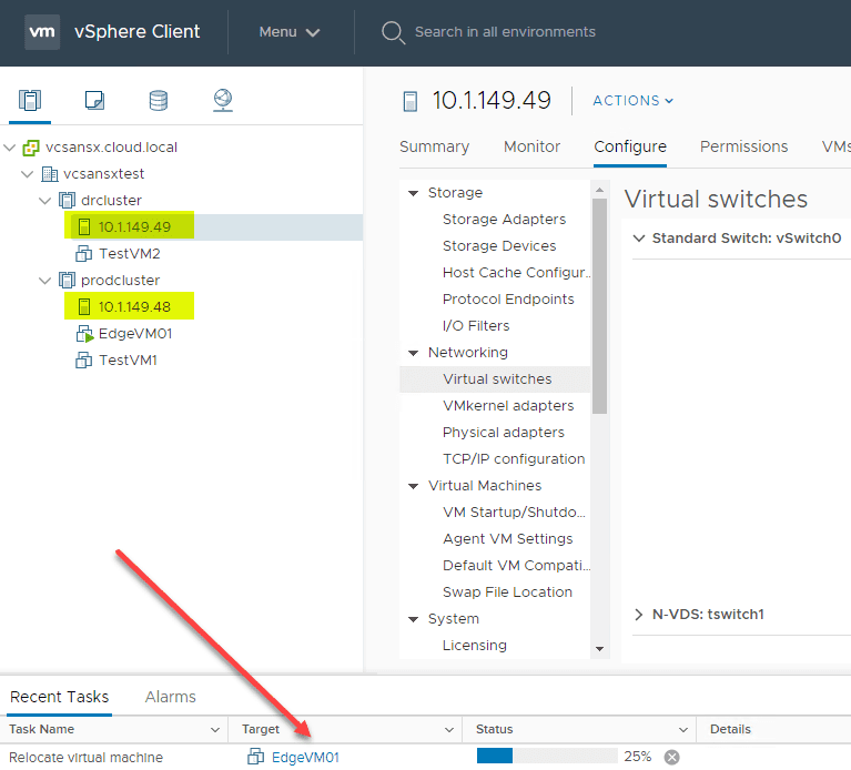 Relocating-VMs-for-the-production-cluster-NSX-T-upgrade