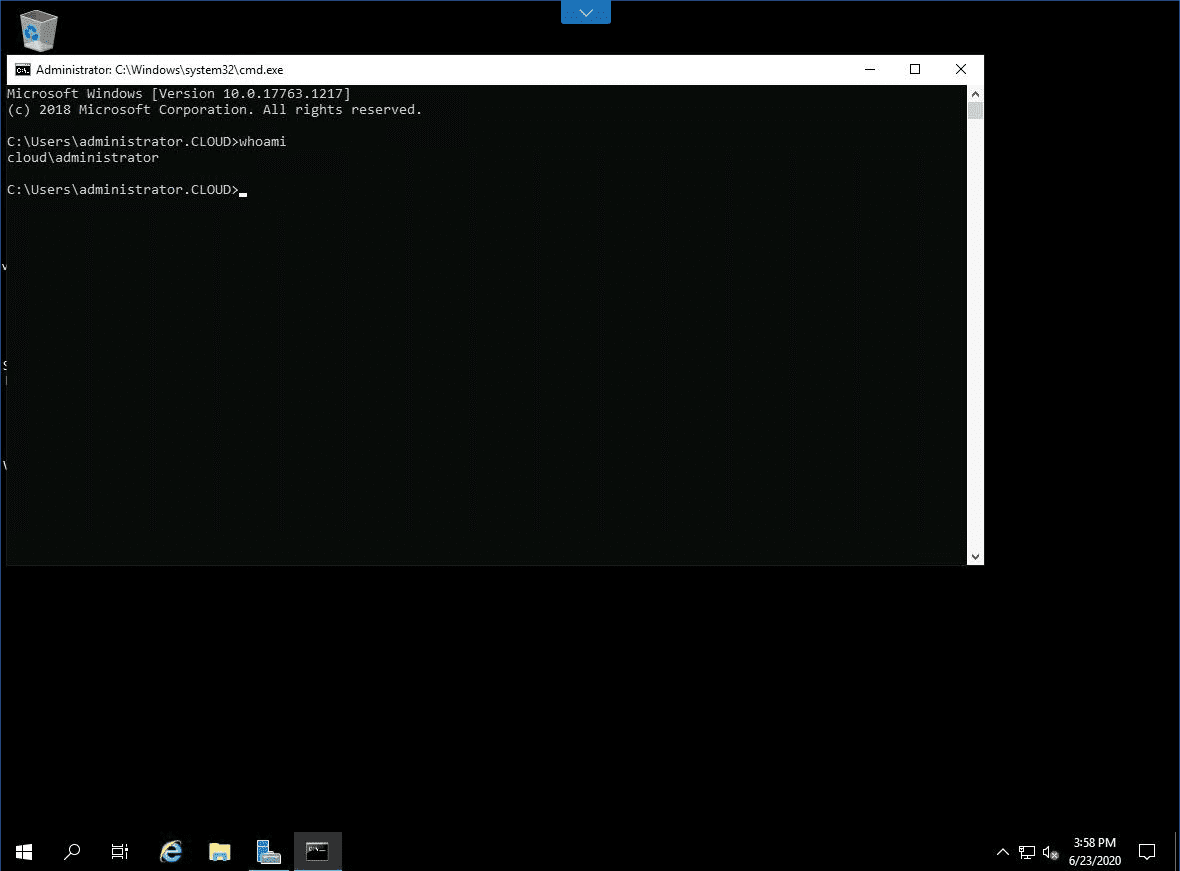 Checking-the-user-context-of-the-shared-connection