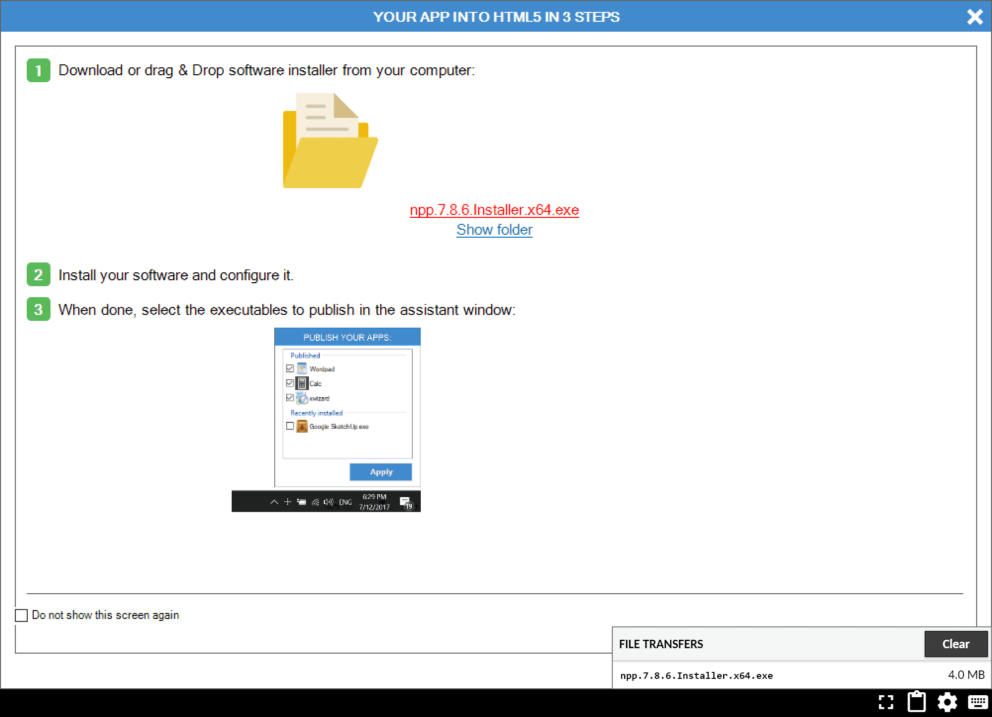 Dragging-the-Notepad-installation-to-the-Cameyo-server