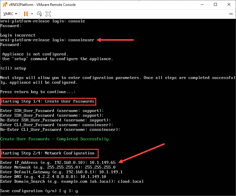 Logging-into-the-console-and-performing-steps-1-and-2-of-the-setup-process