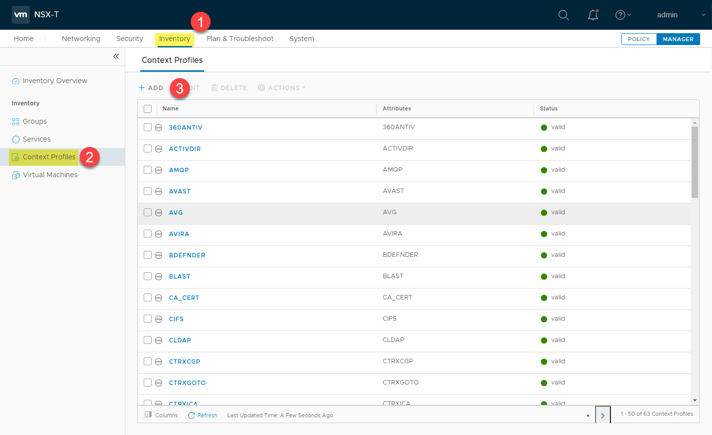 Viewing-the-context-profiles-that-can-be-used-with-NSX-layer-7-firewall