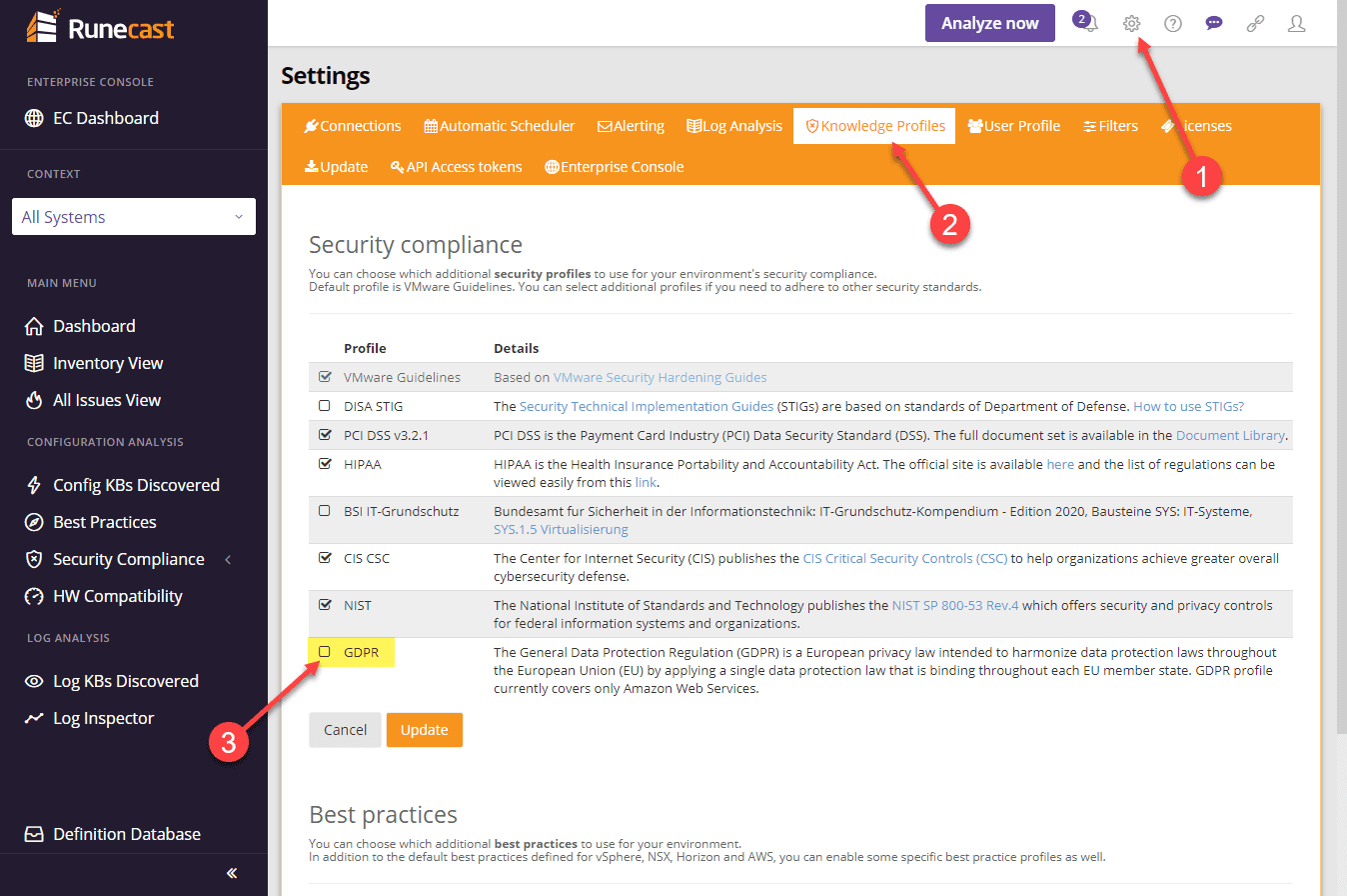 Enabling-the-GDPR-knowledge-profile-in-Runecast-Analyzer-4.4.4