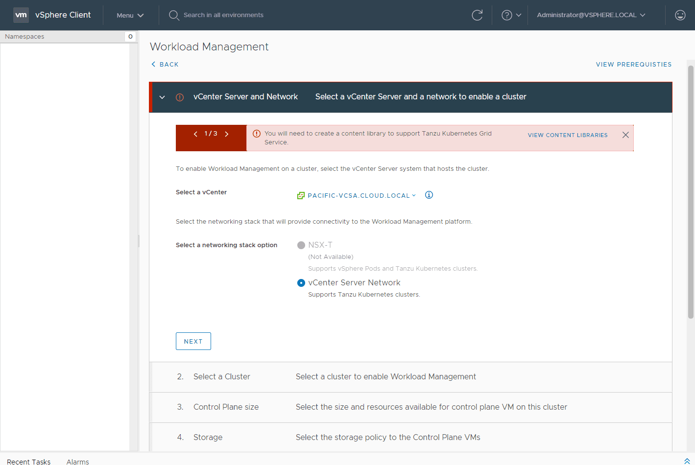 Choose-the-vCenter-Server-and-network