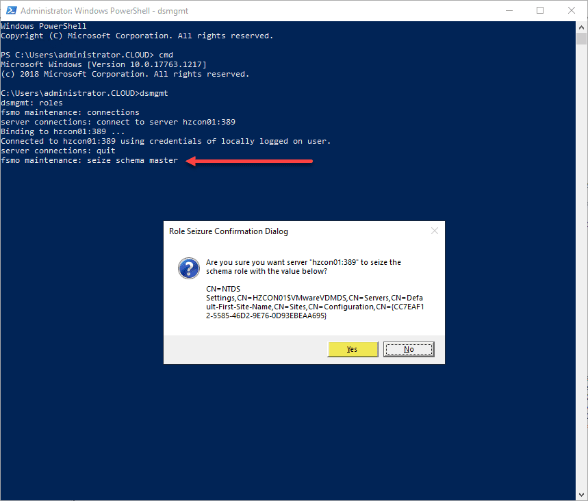 Seizing-the-FSMO-Roles-in-a-VMware-Horizon-Connection-Server