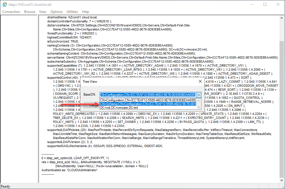 Select-the-Schema-object