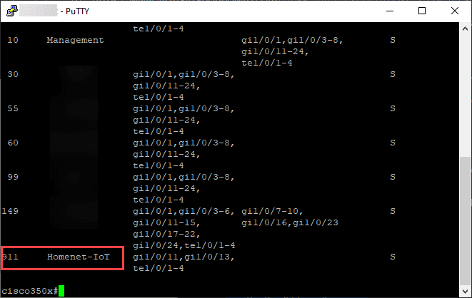 Tagging switch ports to carry the unifi iot network traffic