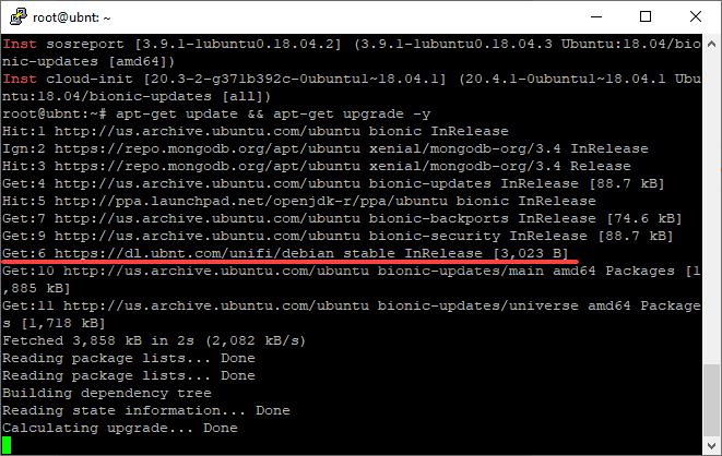 Upgrading unifi controller software as part of ubuntu software updates