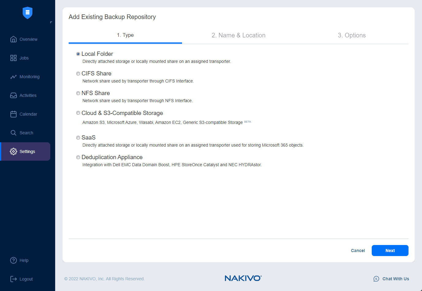 S3 Compatible object storage can now be added with v10.8 beta