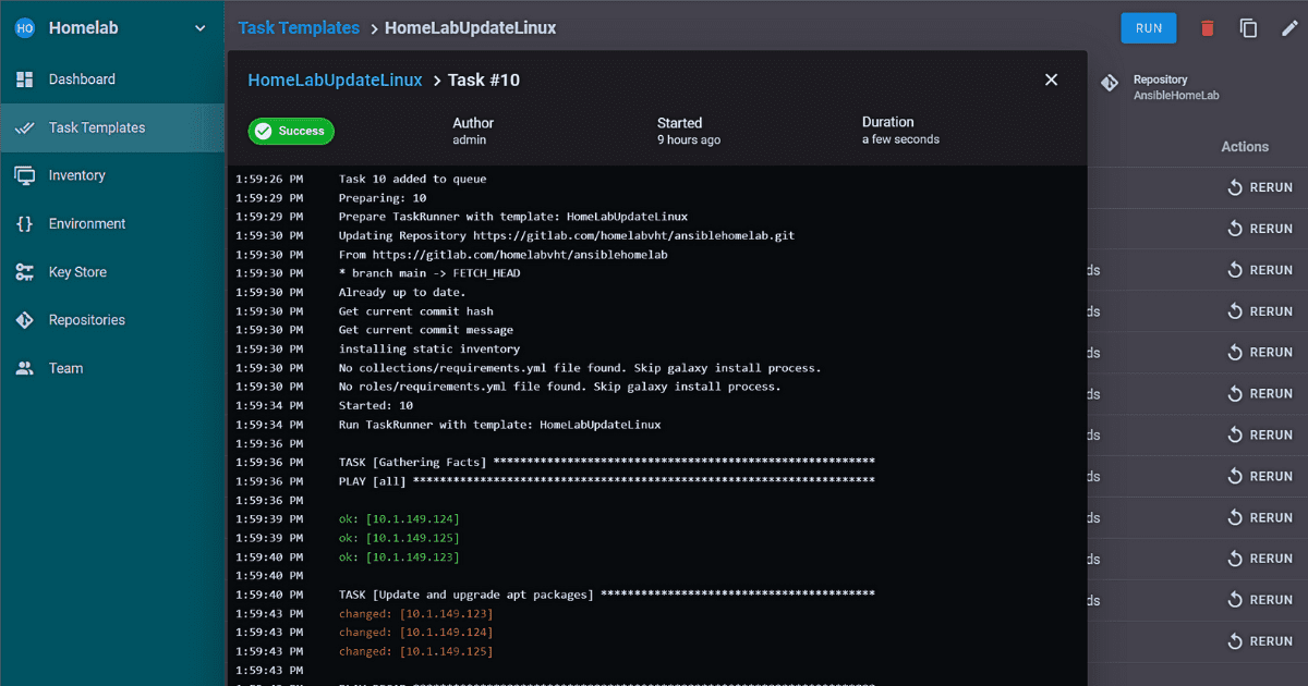 Ansible Semaphore Open Source Ansible GUI