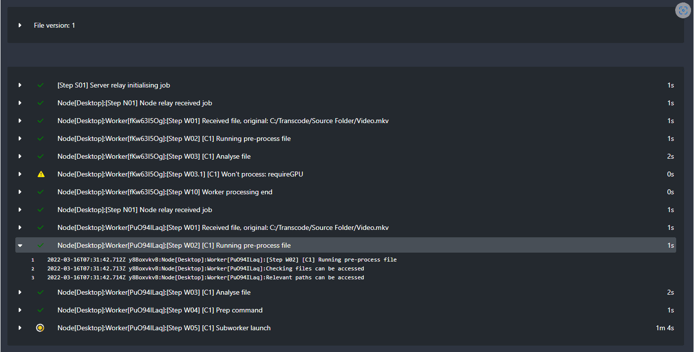 Viewing Tdarr job reports