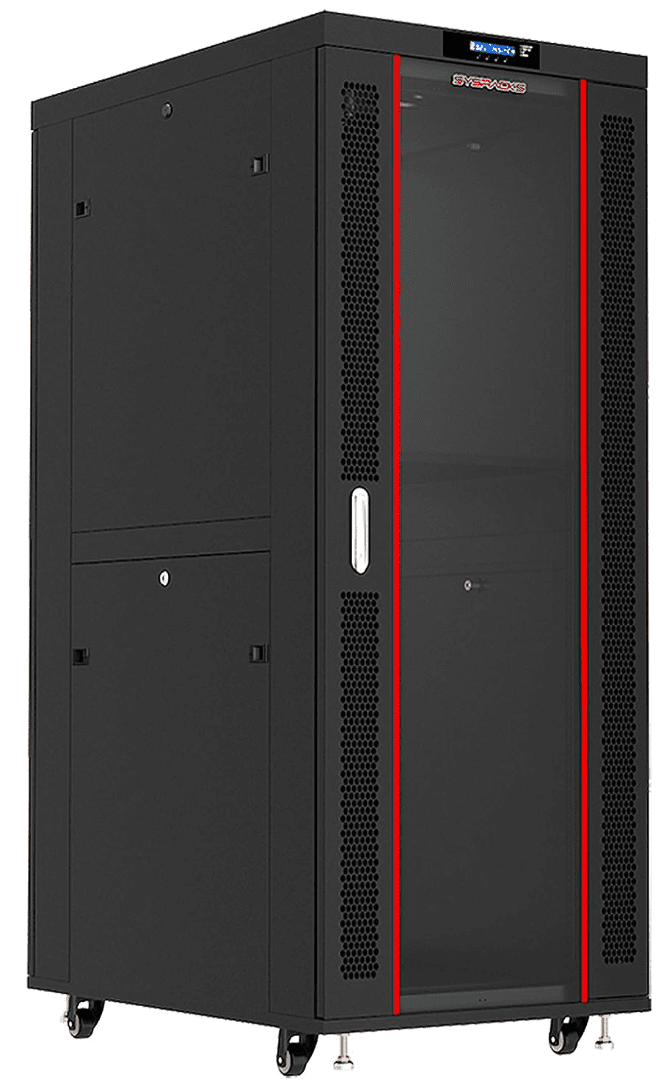 Closed rack or cabinet rack Sysracks closed home server rack