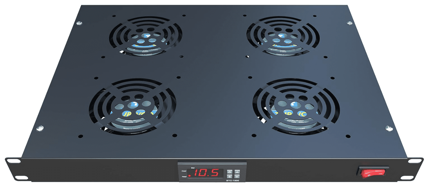 Exhaust fans help to exhaust hot air produced by equipment