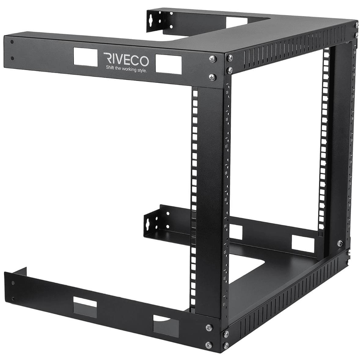 Wall mount home server rack