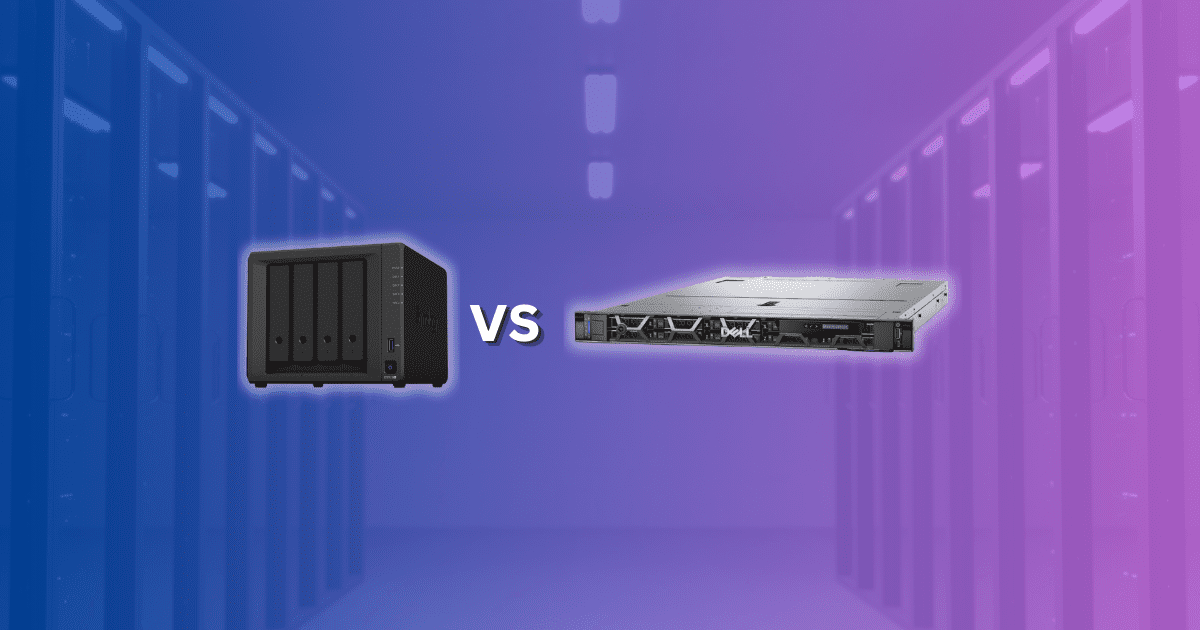 Nas vs server
