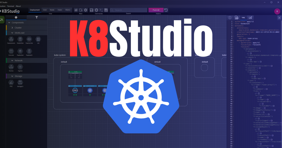 K8Studio New Kubernetes Cluster Management IDE Tool