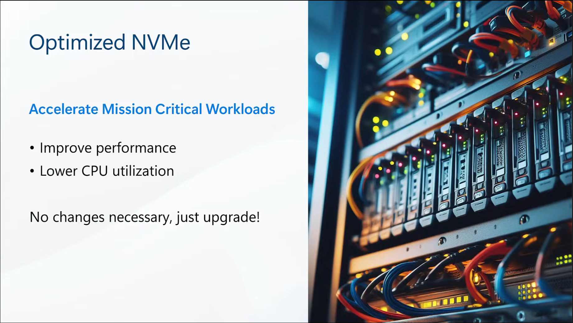 Optimized nvme performance with windows server 2025