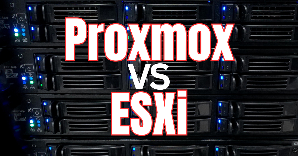 Proxmox vs esxi