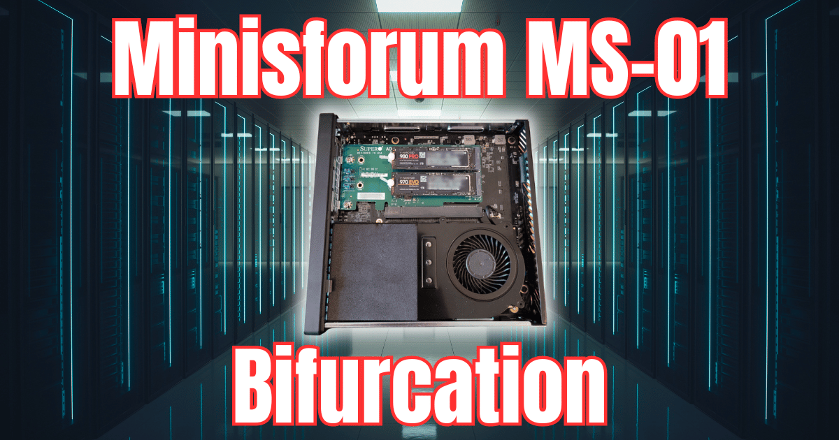 Minisforum ms 01 bifurcation options