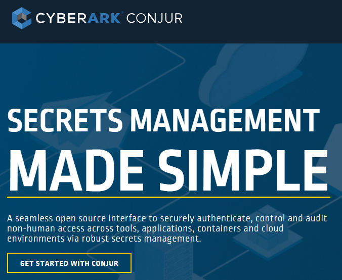 Cyberark conjur open source secrets management