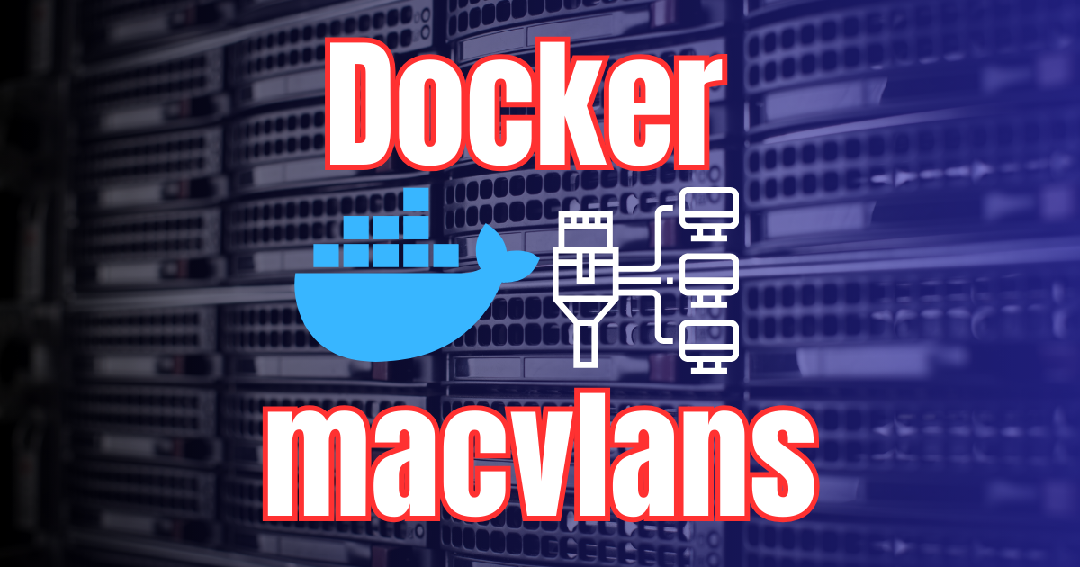 Macvlan docker configuration