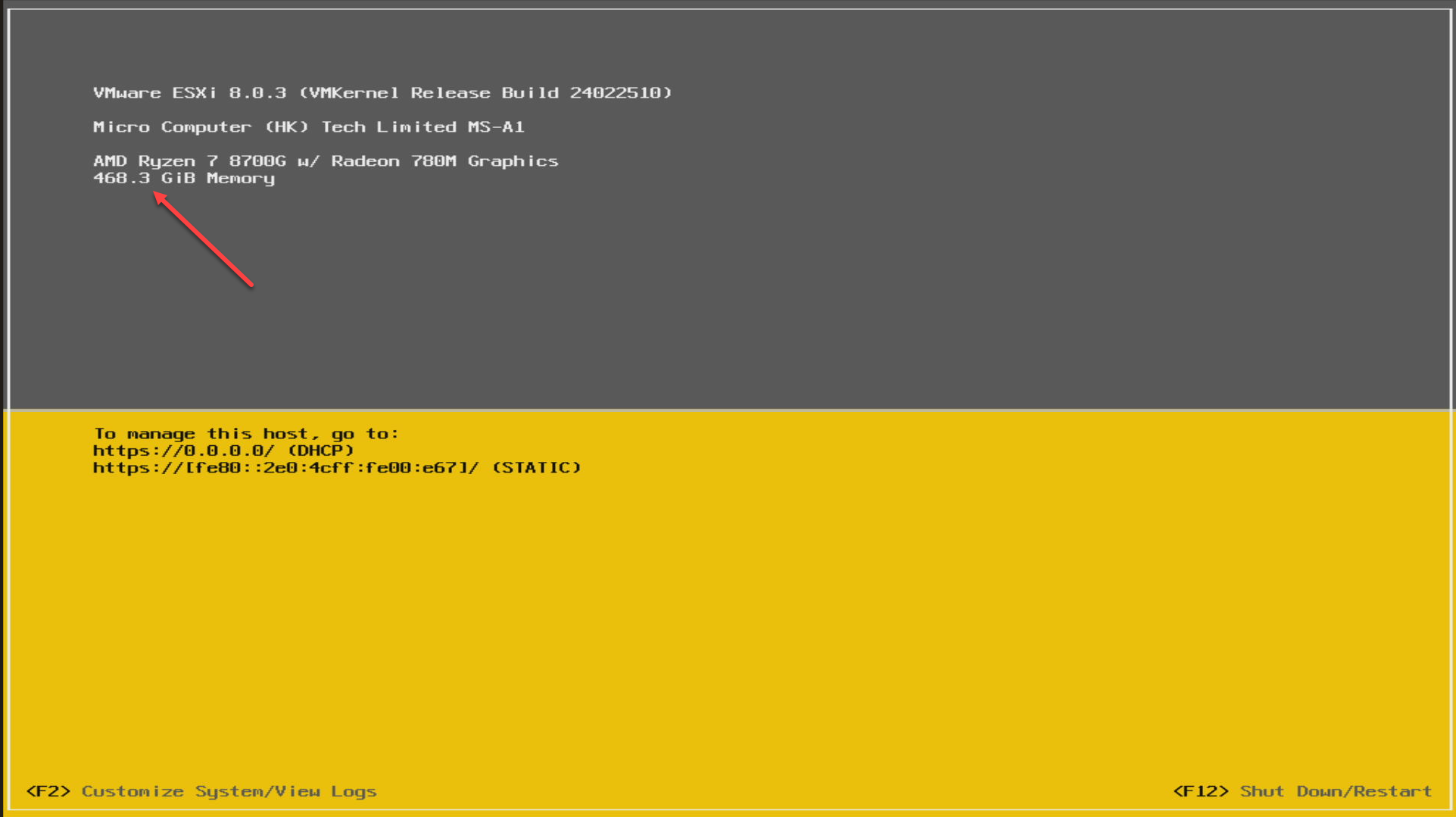 Almost half a terabyte of ram in the ms a1 now with nvme memory tiering