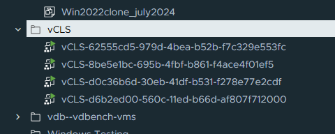 The stuck vcls vm is now gone in the vsphere client