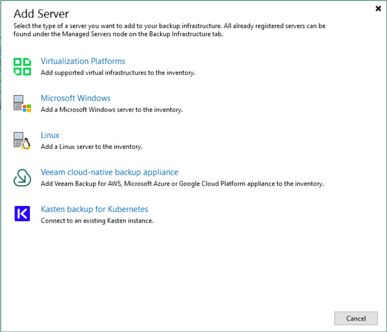 Choose virtualization platforms